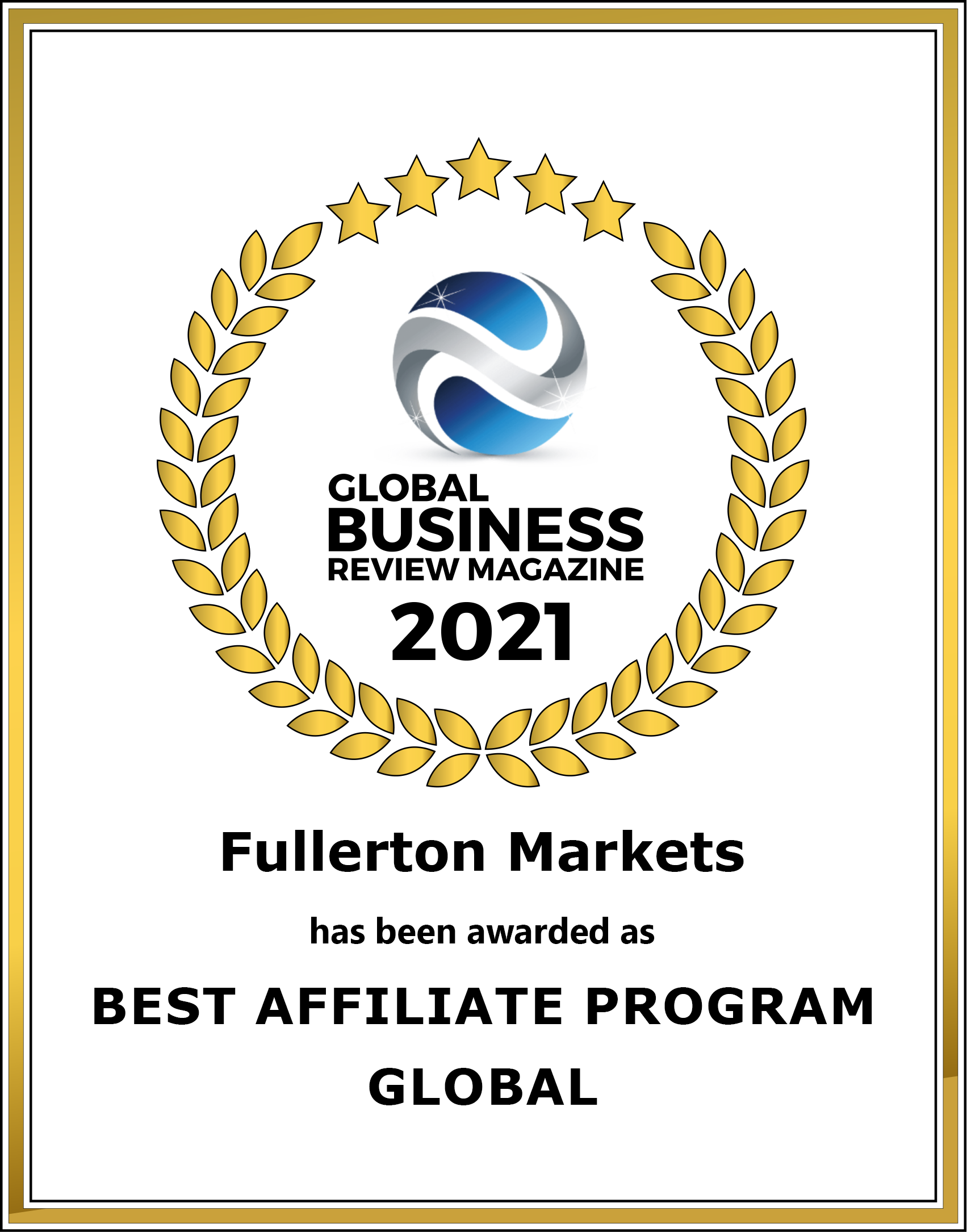 Fullerton Markets_Best Affiliate Program Global_Winning Logo